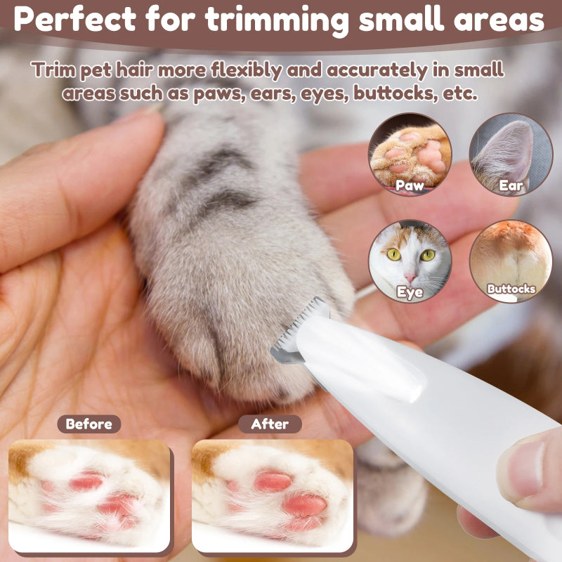 LED Paw Trimmer for Dogs & Cats – Quiet & Stress Free